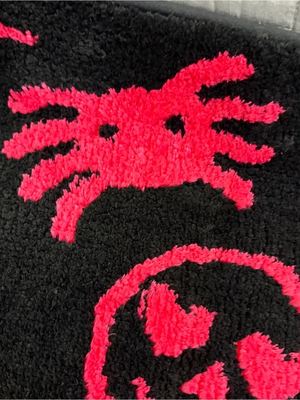 Betsey Johnson Halloween Candy Bath Mat Spider Accent Rug Pink & Black Spiderweb